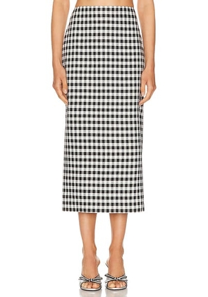 A.L.C. Phoebe Skirt in Black & Cream - Black,White. Size 4 (also in 0, 6).