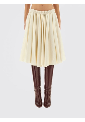 Skirt AMI PARIS Woman color Beige