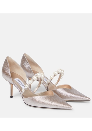 Jimmy Choo Aurelie 65 embellished glitter pumps
