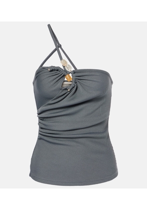 Christopher Esber Concave Stone asymmetric top