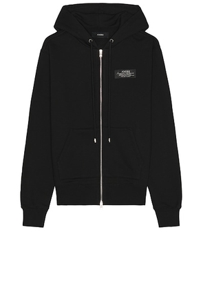 Amiri Spirit Zip Hoodie in Black - Black. Size S (also in ).