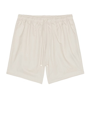 Amiri Short in Alabaster - Cream. Size S (also in M, XL/1X).