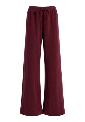 Éterne Drawstring Cotton Wide-Leg Sweatpants - Moda Operandi