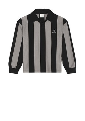 AGOLDE x RSVP Gallery Park Rugby in Grey & Black - Grey. Size S (also in XL/1X).