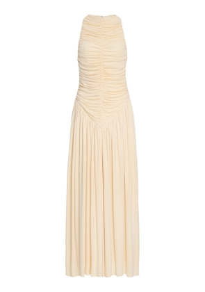 De La Vali Exclusive Cyclone Ruched Jersey Midi Dress - Moda Operandi