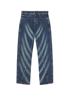 Bianca Saunders Trucker Jeans in Denim - Blue. Size M (also in S, L, XL/1X).