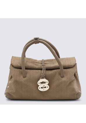 Zanellato Beige Leather Dotta S Top Handle Bag