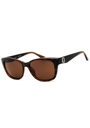 Guess Brown Rectangular Ladies Sunglasses GU00145 52E 54