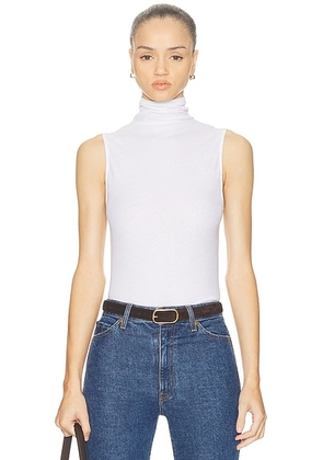 Enza Costa Cashmere Sleeveless Halter Top in White - White. Size M (also in L).