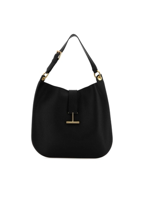 Tom Ford Black Leather Shoulder Bag