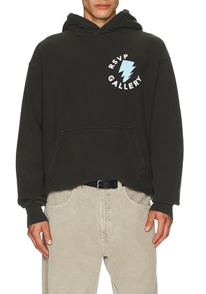 AGOLDE x RSVP Gallery Easton Hoodie in Marker - Black. Size M (also in L, S, XL/1X).