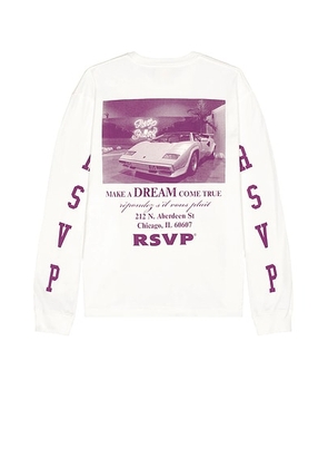 AGOLDE x RSVP Gallery Long Sleeve Mock Neck Sweater in Soft White - White. Size M (also in L, S, XL/1X).