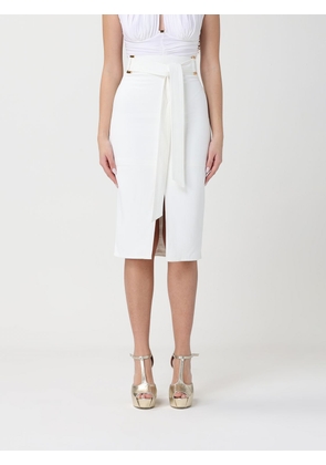 Skirt ELISABETTA FRANCHI Woman color Ivory