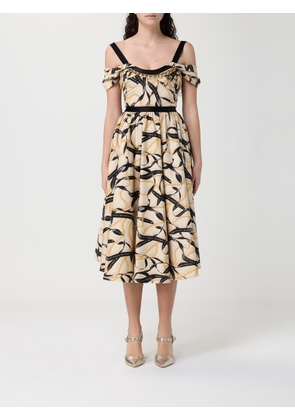 Dress ELISABETTA FRANCHI Woman color Beige