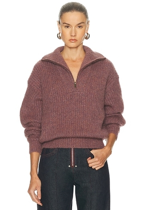 Isabel Marant Etoile Danita Sweater in Rosewood - Mauve. Size 38 (also in 40, 42).