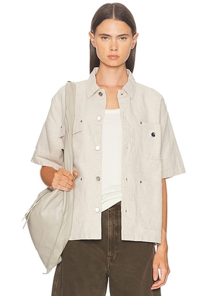 Carhartt WIP Michigan Shirt in Natural - Neutral. Size M (also in XS).