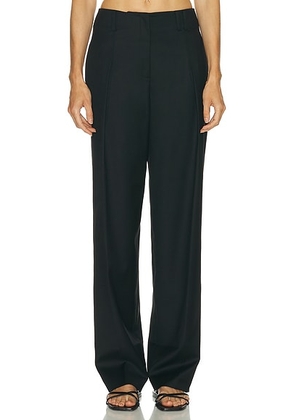 Aya Muse Side Seam Trouser in Black - Black. Size XS (also in M, S).