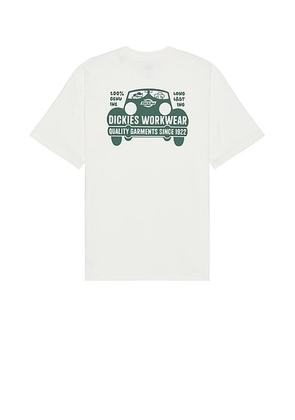 Dickies Gordonsville Short Sleeve Tee in Egret - White. Size M (also in L, S, XXL/2X).