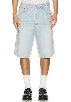 AGOLDE Skate Short in Extract - Blue. Size 32 (also in 36).