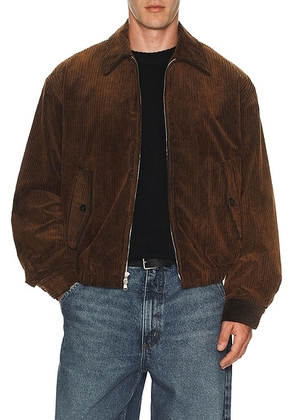 AGOLDE Cord Torres Jacket in Espresso - Brown. Size M (also in L, S, XL).