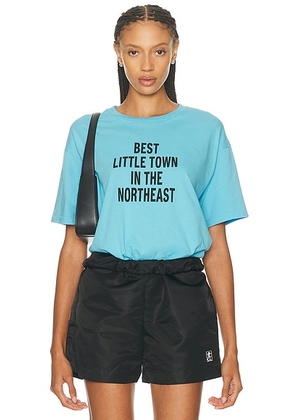 BODE Laketown Tee in Blue - Blue. Size M (also in S, XS).