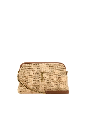 Saint Laurent Raffia Gaby Crossbody Bag