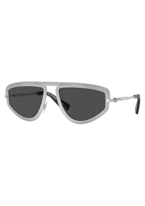 Burberry Dark Grey Irregular Mens Sunglasses BE3150 100587 56
