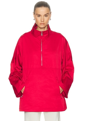 EAVES Silje Half Zip Parka in Urban Red - Red. Size XL (also in ).