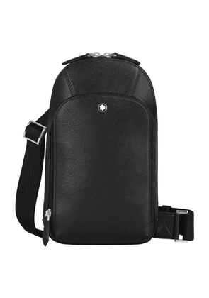Montblanc Black Sartorial Leather Sling Bag