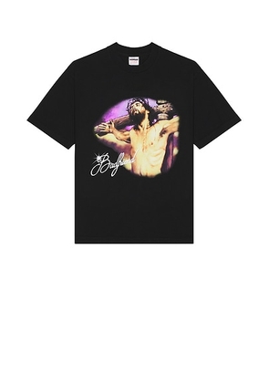Badfriend Jesus Tee in Black - Black. Size M (also in L, S, XL/1X).