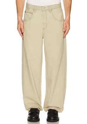 AGOLDE Fusion Jean in Burnished Khaki - Beige. Size 30 (also in 29, 31, 32, 33, 34, 36).