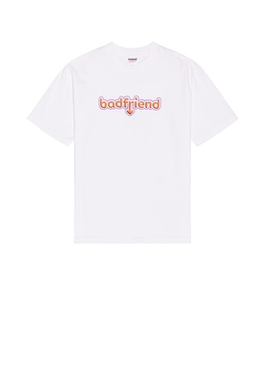Badfriend Unique Tee in White - White. Size M (also in L, S, XL/1X).