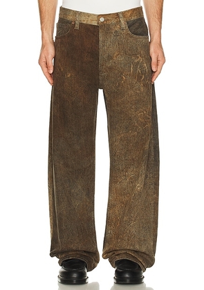 AGOLDE Afton Jean in Bark - Brown. Size 29 (also in 30, 31).