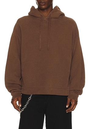 AGOLDE Salford Hoodie in Sumac - Brown. Size M (also in L, S).