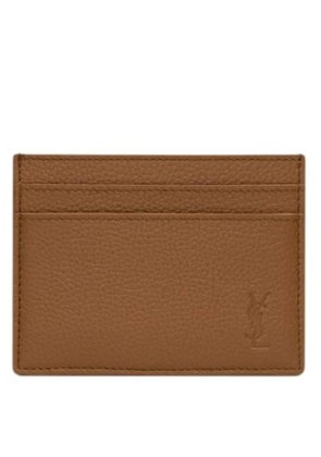 Saint Laurent Cassandre Shadow Leather Card Holder