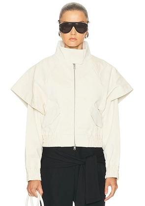 AKNVAS Fredy Cream Jacket in Cream - Cream. Size M (also in XS, S, L).