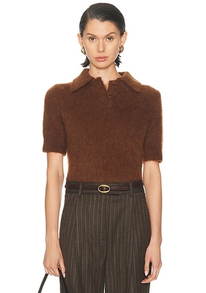 A.L.C. Gio Top in Bronco - Brown. Size M (also in L, XS).