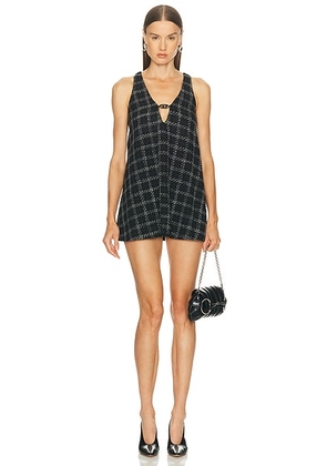Diesel Sleeveless Mini Dress in Black - Black. Size 38 (also in 36, 40, 42).