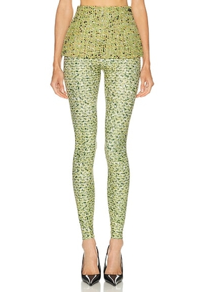 Diesel Legging in Green. Size 38 (also in 36, 42).