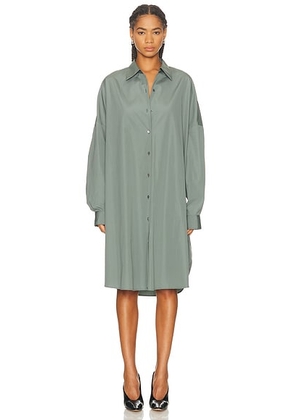 Dries Van Noten Dasia Dress in Raf - Sage. Size S (also in M, XS).