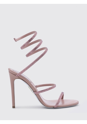 Heeled Sandal RENE CAOVILLA Woman color Pink