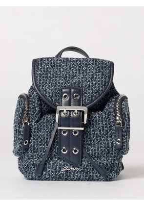 Backpack GANNI Woman color Blue