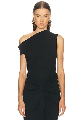 Dries Van Noten Henray Top in Black - Black. Size S (also in M, XS).