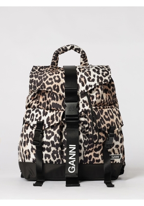Backpack GANNI Woman color Brown