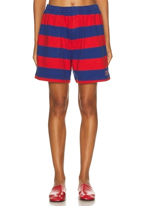 BODE Clubhouse Short in Red & Blue - Red. Size M (also in L, S).