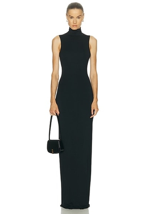 Eterne Harlow Soft Jersey Maxi Dress in Black - Black. Size M (also in L, S, XL, XS).