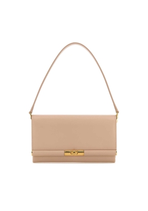 Dolce & Gabbana Powder Pink Leather Marlene Clutch