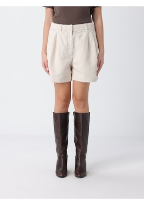 Shorts BRUNELLO CUCINELLI Woman color Beige