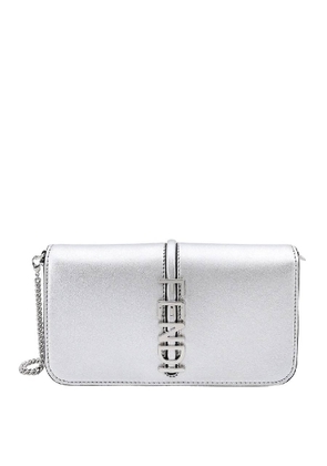 Fendi Logo Plaque Chain Strap Shoulder Bag