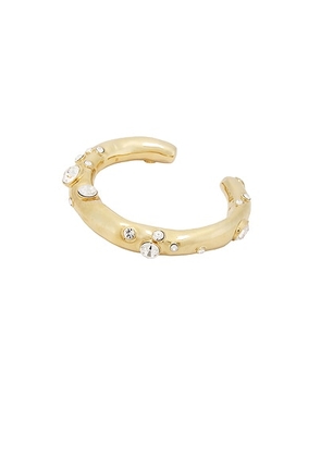 Dries Van Noten Cuff Bracelet in Gold. Size M (also in S).